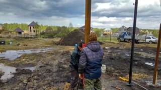 Заказать монтаж винтовых свай в Печора - цена под ключ с доставкой от 1835 шт